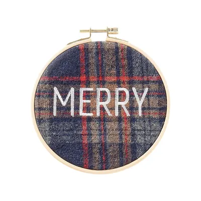 ​Merry Embroidered Wall Decor