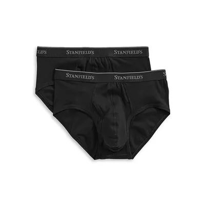 Two-Pack Cotton Modern Fit Briefs