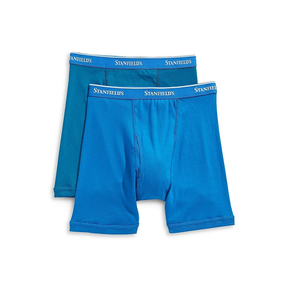 Stanfield's Cotton Stretch Men's 2 Pack Boxer Brief Underwear