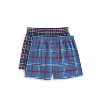 2-Pack Cotton Woven Boxers