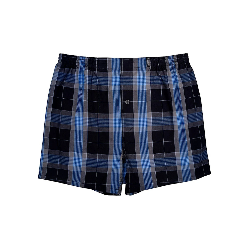 Plaid Woven Boxers