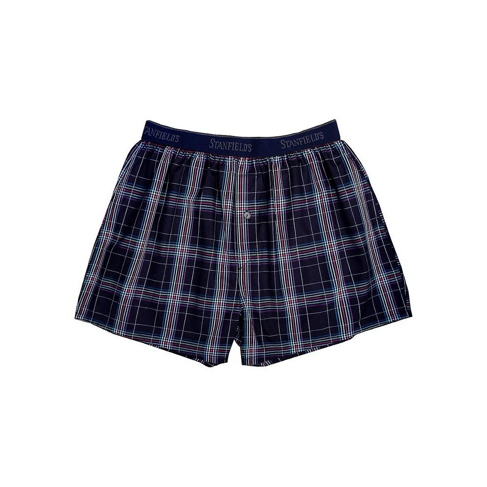 AEO Plaid Ultra Soft Pocket Boxer Short