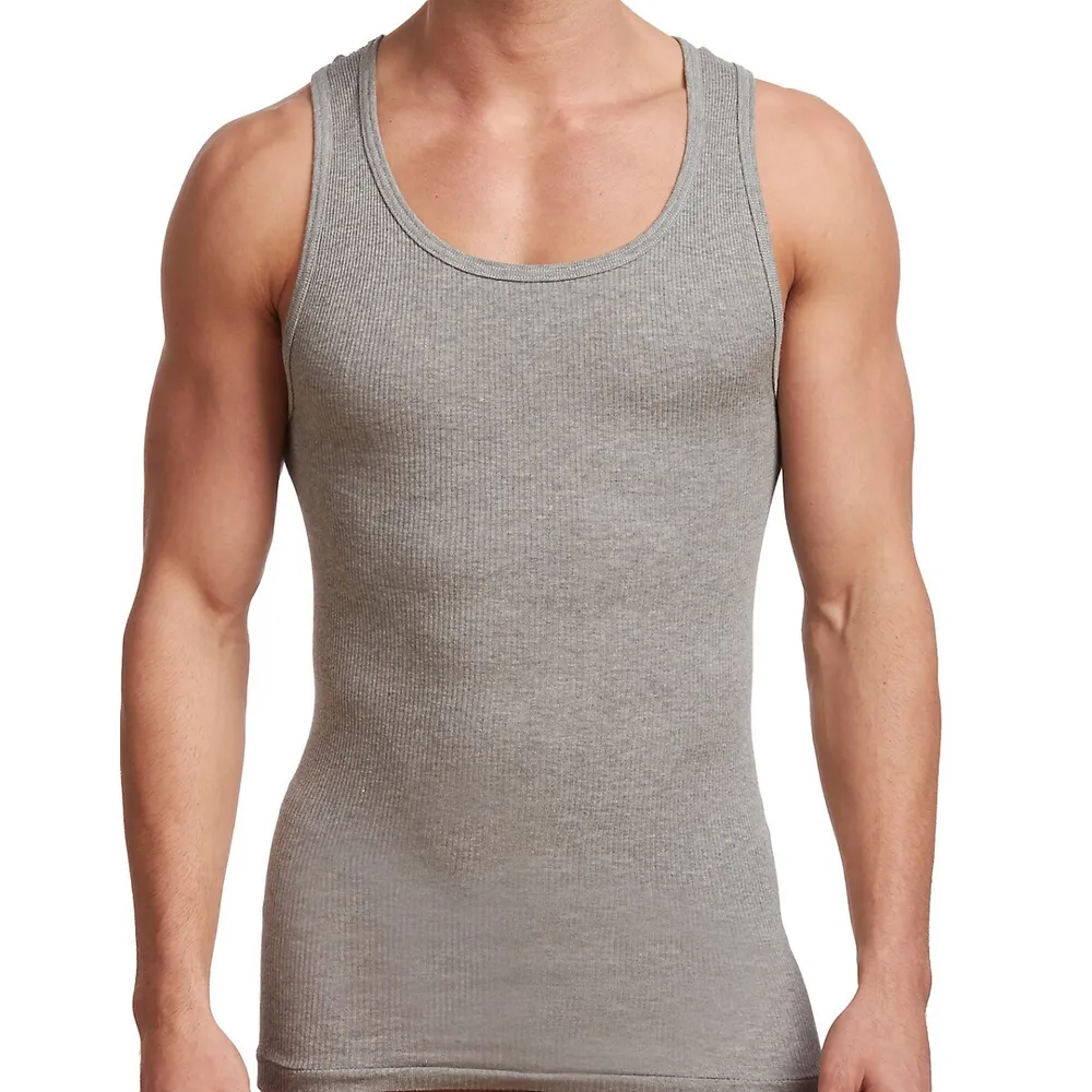 2-Pack Cotton Athletic Tank Tops
