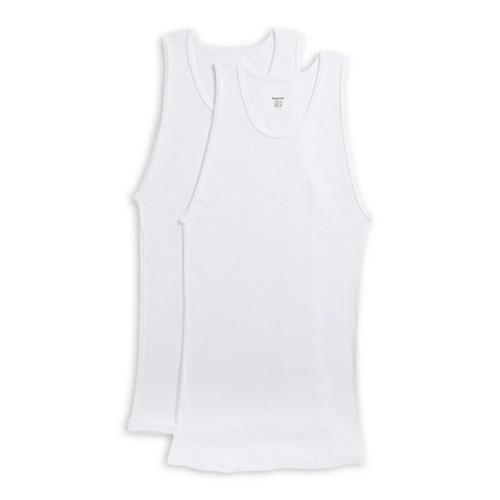 Stanfield's Big & Tall 2-Pack Athletic Layering Tank Tops
