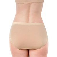 Culotte à taille haute en coton extensible