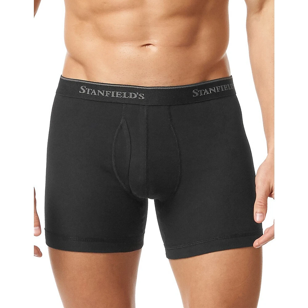 Stanfield's 2-Pack Low-Rise Cotton Boxer Briefs