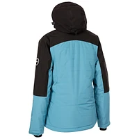 Womens Ski Jacket Slim Fit With Down Filling And Zip Off Hood Emilia