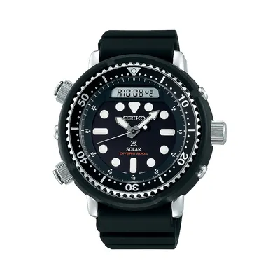 Prospex Stainless Steel & Silicone-Strap Watch SNJ025P1