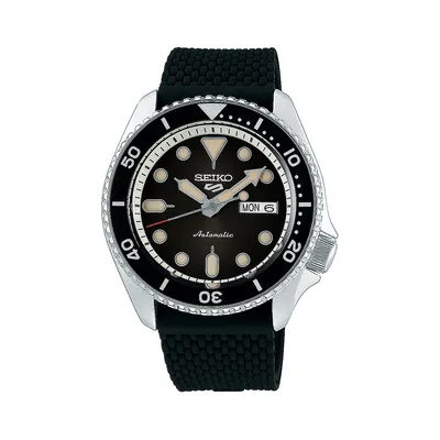 Suits Stainless Steel & Silicone-Strap Watch SRPD73K2F