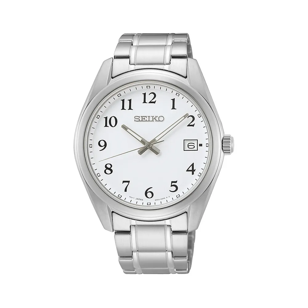 Me White Dial Stainless Steel Bracelet Watch​ SUR459P1