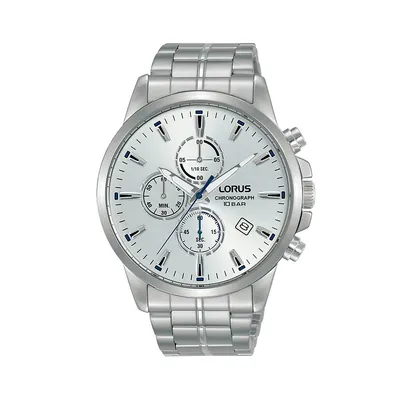 Montre chronographe à bracelet en acier inoxydable RM383H