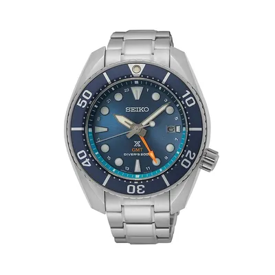 ME Prospex Stainless Steel Solar GMT Bracelet Watch SFK001J1