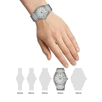 Montre-bracelet en acier inoxydable