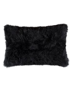 Loom Knotted Sheepskin Fur Pillow