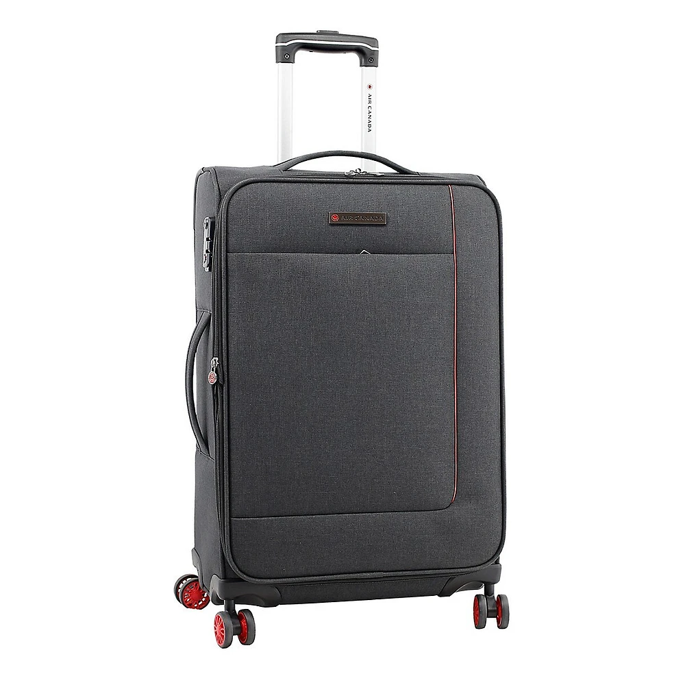 Omni Luggage 25-Inch Medium Softside Expandable Spinner Suitcase