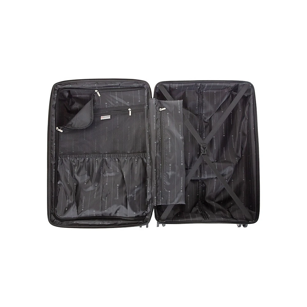 Grande valise extensible à parois rigides et roulettes Eerie, 71 cm