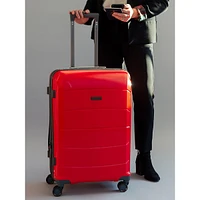 Moyen valise rigide à roulettes pivotantes Optimum, 65 cm