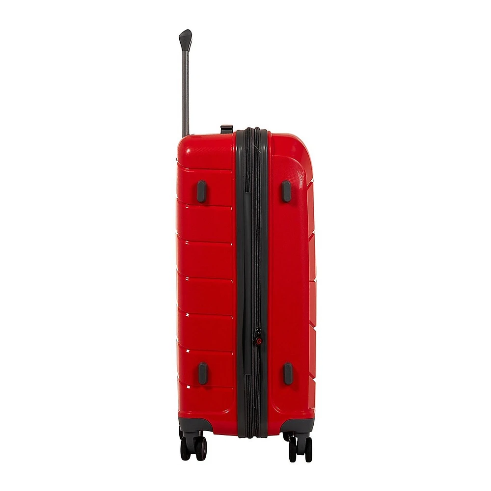 Moyen valise rigide à roulettes pivotantes Optimum, 65 cm