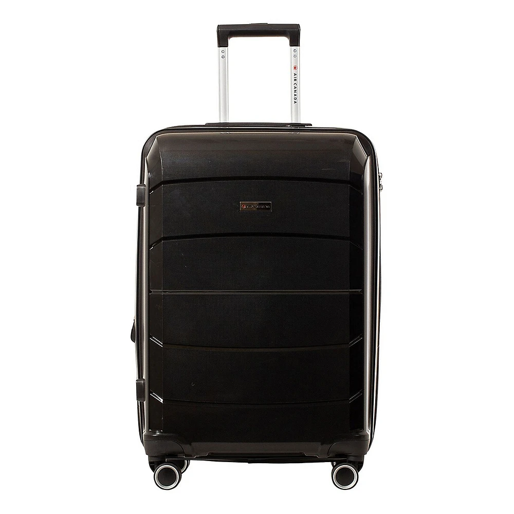 Moyen valise rigide à roulettes pivotantes Optimum, 65 cm