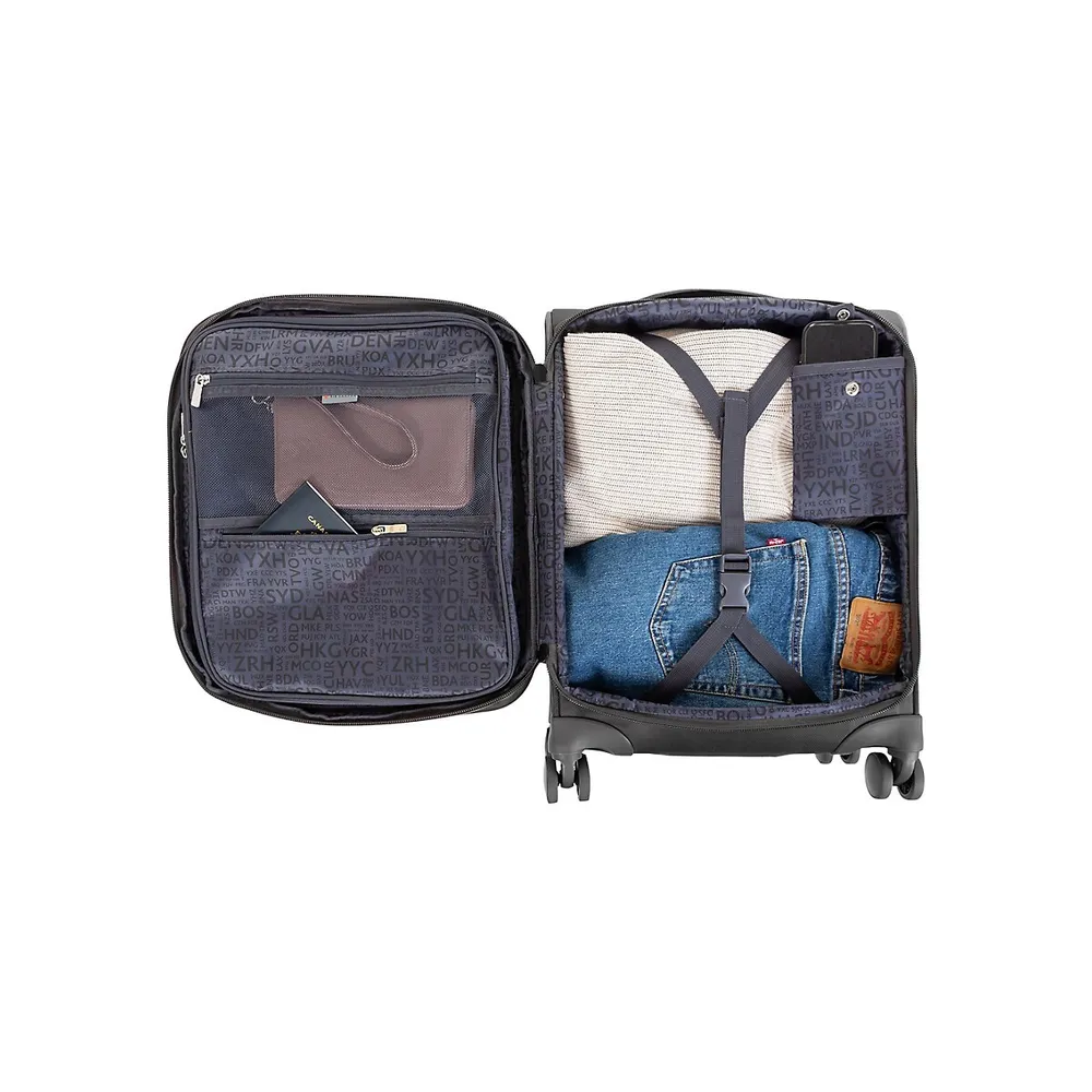 Central -Inch Softside Spinner Suitcase