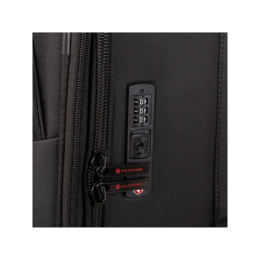 Central -Inch Softside Spinner Suitcase