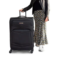 Central -Inch Softside Spinner Suitcase