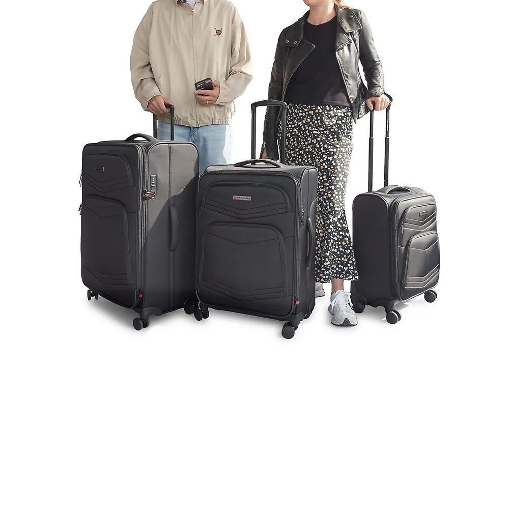 Central Luggage -Inch Softside Spinner Suitcase