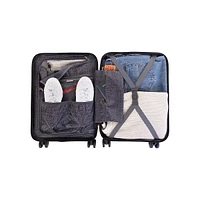 Porto Luggage 21.7-Inch Carry-On Hardside Spinner Suitcase