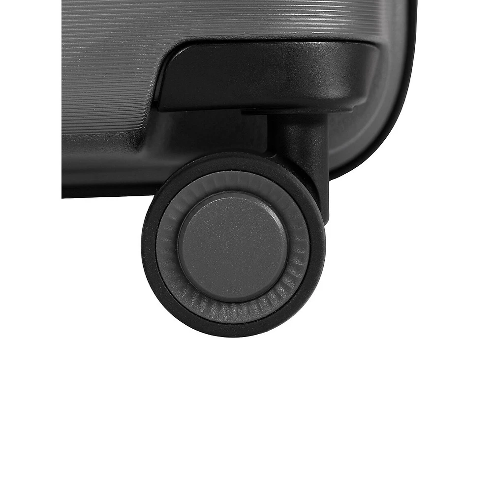 Vista 21.7-Inch Carry-On Hardside Spinner Hybrid Suitcase