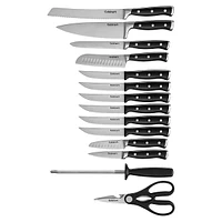 15-Piece Forged Triple Riveted Knife Block Set