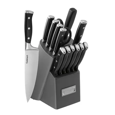 15-Piece Forged Triple Riveted Knife Block Set