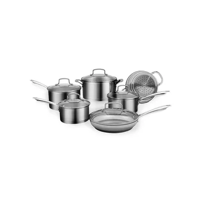 Professional Series Stainless Steel 11-Piece Cookware Set