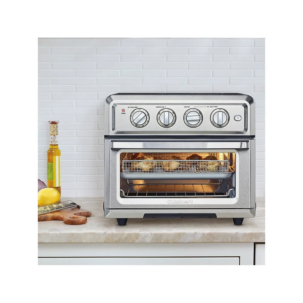 LIVINGbasics 8-in-1 Air Fryer Oven, 1800W Convection Toaster Oven With  Rotisserie & Dehydrator, 32QT