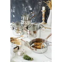 Metal Expressions 12-Piece Stainless Steel Cookware Set