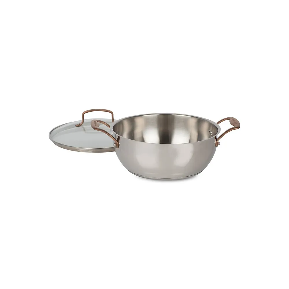 Cocotte en acier inoxydable de 4,75 L