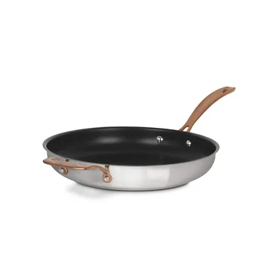 Metal Expressions 12-Inch Non-Stick Skillet with Helper Handle