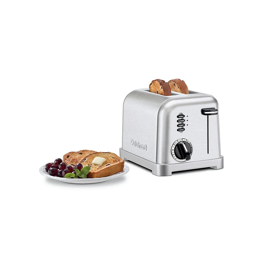 Metal Classic 2 Slice Toaster CPT-160C