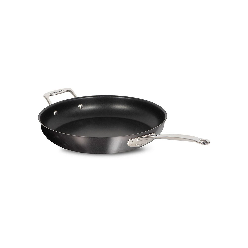 Style Collection 12-Inch Non-Stick Skillet With Helper Handle