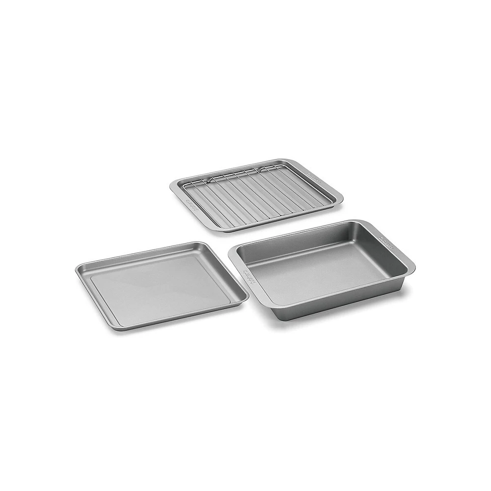 3-Piece Toaster Oven Bakeware Set