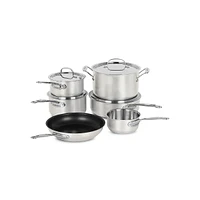 Style Collection Stainless Steel 10-Piece Cookware Set