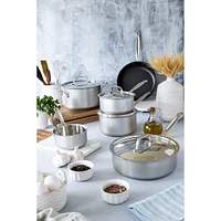 Style Collection Stainless Steel 10-Piece Cookware Set