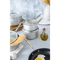 Style Collection Stainless Steel 10-Piece Cookware Set