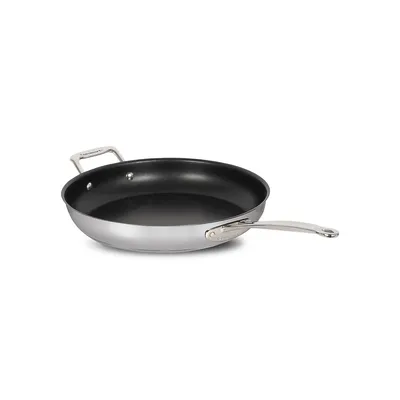 Style Collection 12-Inch Non-Stick Skillet With Helper Handle