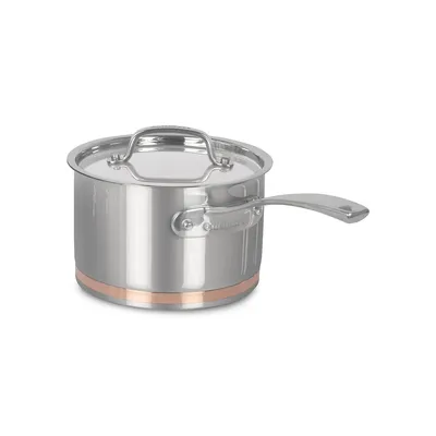Copper Band -Quart Saucepan With Cover