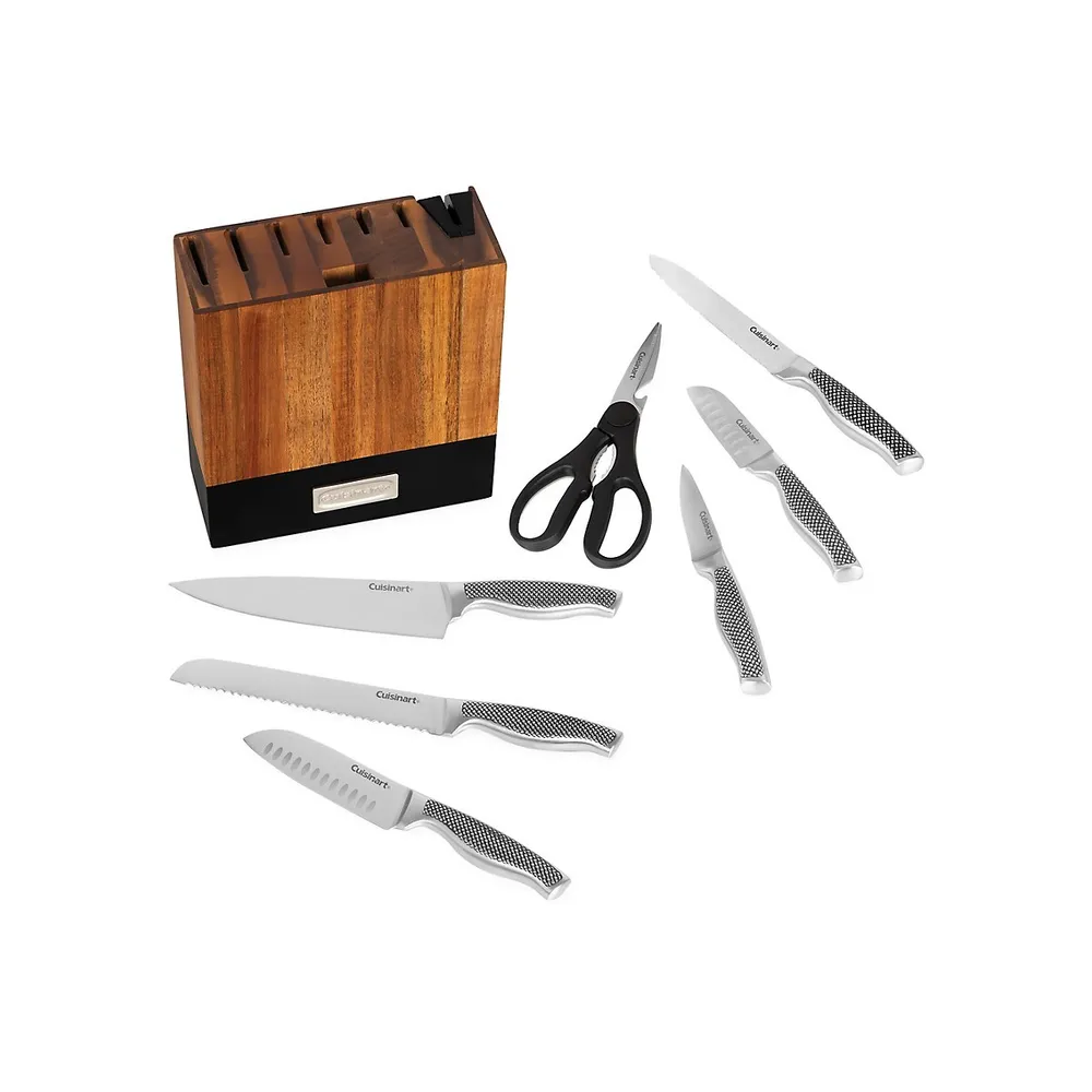 8-Piece Acacia Knife Block Set