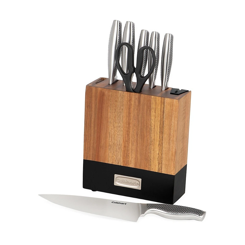 8-Piece Acacia Knife Block Set