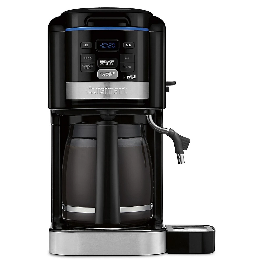 Haden Heritage 12-Cup Programmable Coffee Maker - Black / Chrome