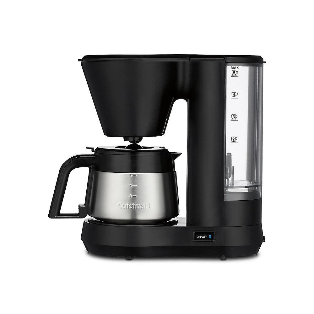 5-Cup Coffe Maker With Stainless Carafe DCC-5570C