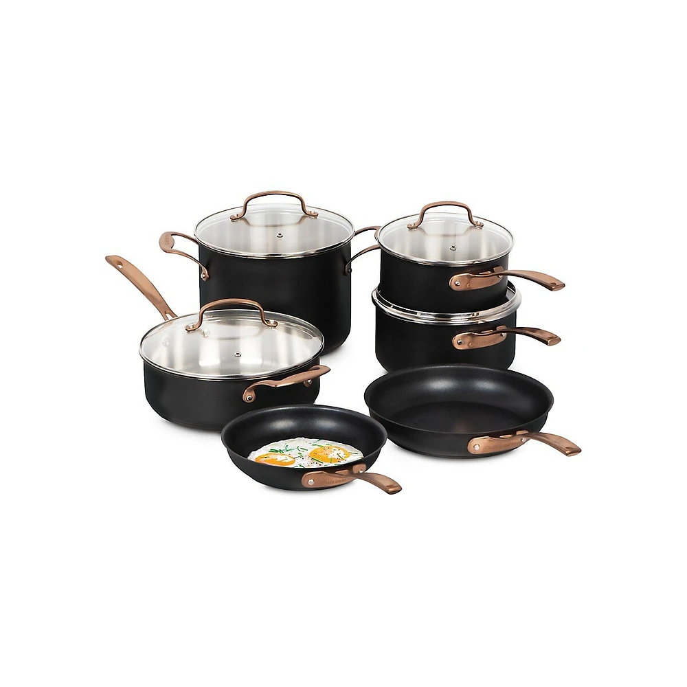 Metal Expressions 10-Piece Stainless Steel Cookware Set