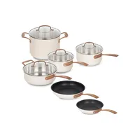 Metal Expressions 10-Piece Stainless Steel Cookware Set